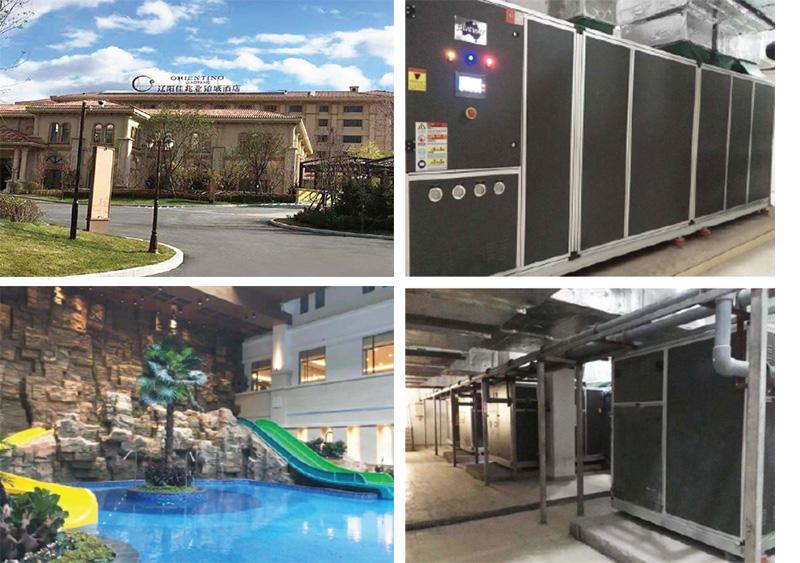 Beşdə isti su istehsalı üçün ən yaxşı hava mənbəyi istilik nasosları - Ulduzlu otel qonaq otaqları